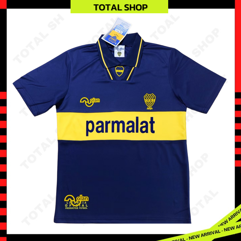 Boca Juniors 1993-94 Home Vintage Jersey เสื้อฟุตบอลโบค่าจูเนียร์