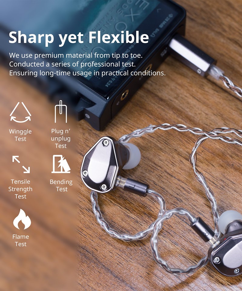 ขาย Cayin CS-4.4B สายหูฟัง Balanced แจ็คขนาด 4.4 mm ขั้ว 2 Pin 0.78 mm