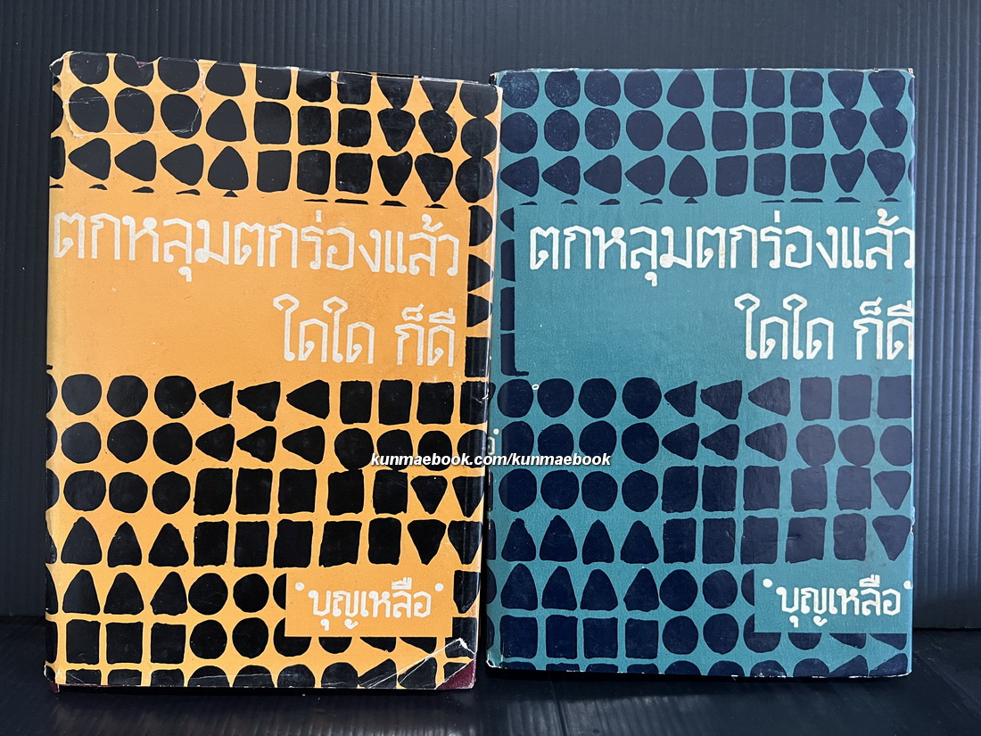 ตกหลุมตกร่องใดใดก็ดี ( 2 เล่มชุด ) ผลงานของ บุญเหลือ (ศ.ม.ล.บุญเหลือ เทพยสุวรรณ )