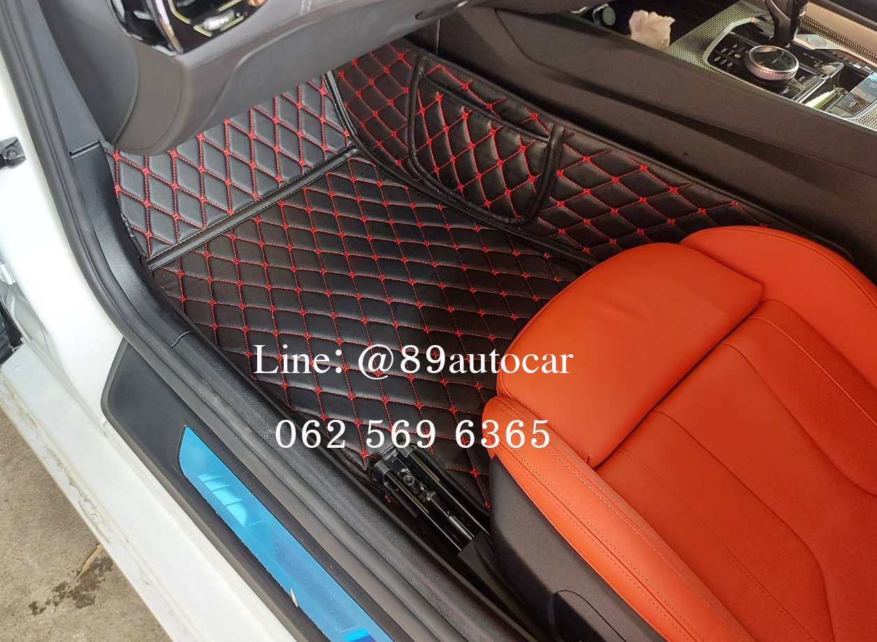 พรมรถยนต์ BMW Z4 2022 G29 ปูพรมหกดี สีดำด้ายแดง + ท้ายเก็บของ