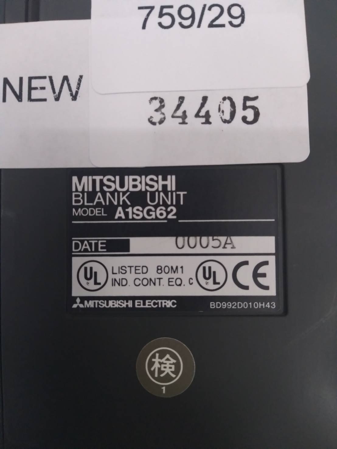 A1SG62 PLC " MITSUBISHI "