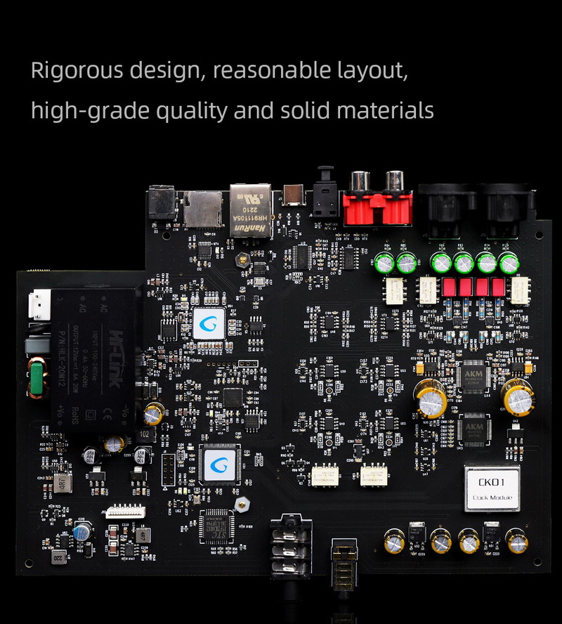 Gustard AH90 Streamer DAC/AMP ชิป AK4191+AK4499 รองรับ MQA, Roon Bridge ประกันศูนย์ไทย