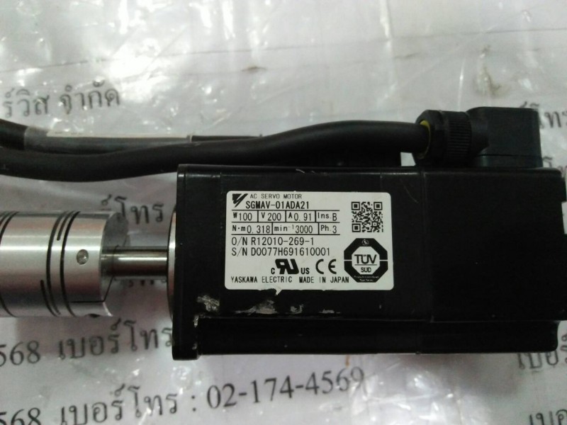 SERVO MOTOR " YASKAWA " รุ่น SGMAV-01ADA21
