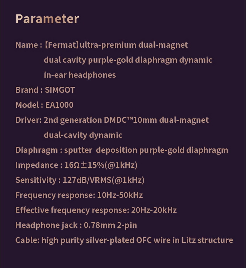 **SIMGOT EA1000** หูฟัง IEMs Hybrid 2 ไดรเวอร์ 1DD+1PR รองรับ Hi-Res ประกันศูนย์ไทย