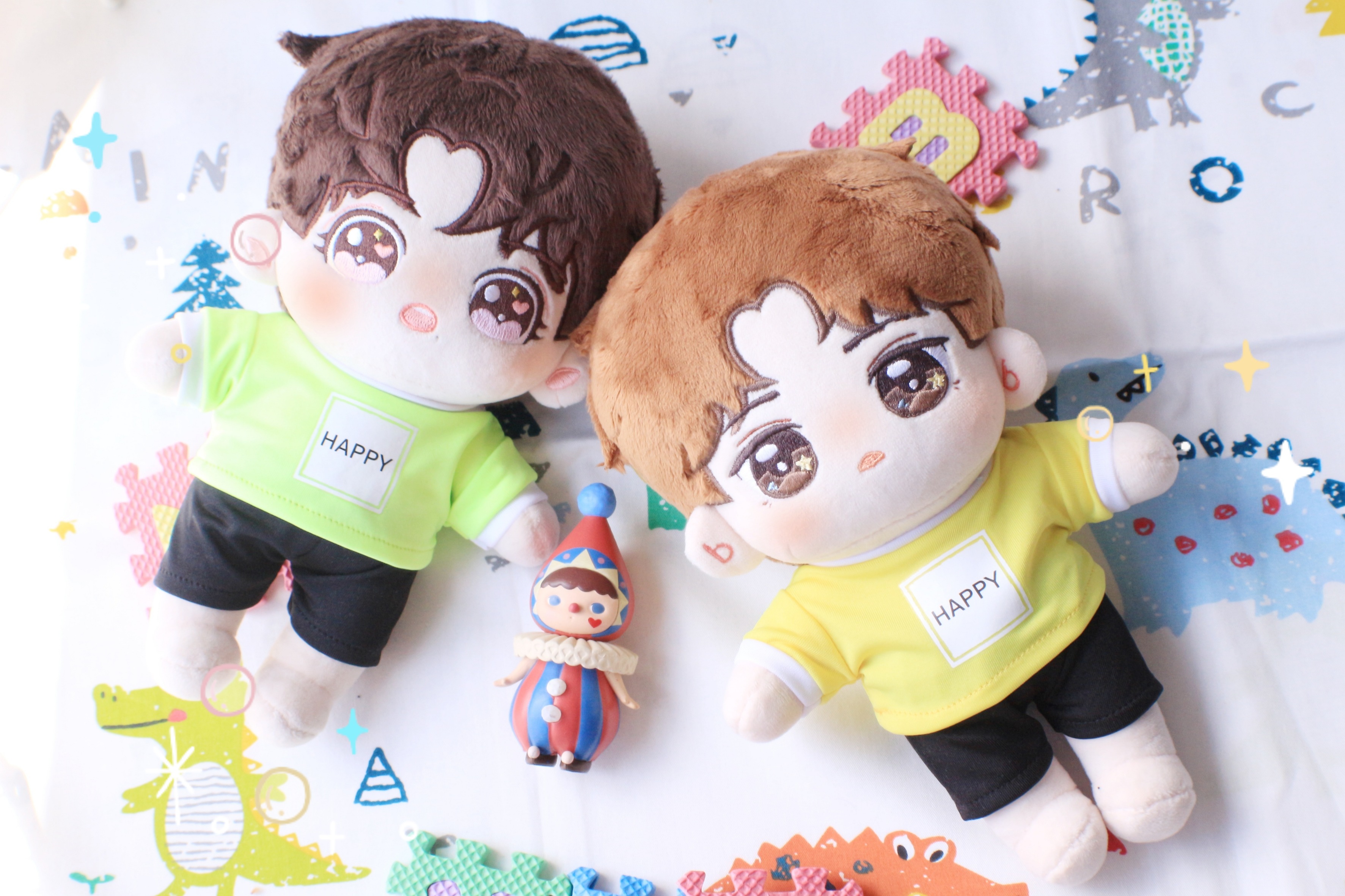 ชุดตุ๊กตา ป๋อจ้าน จากรายการ Happy Camp (15,20 cm.)