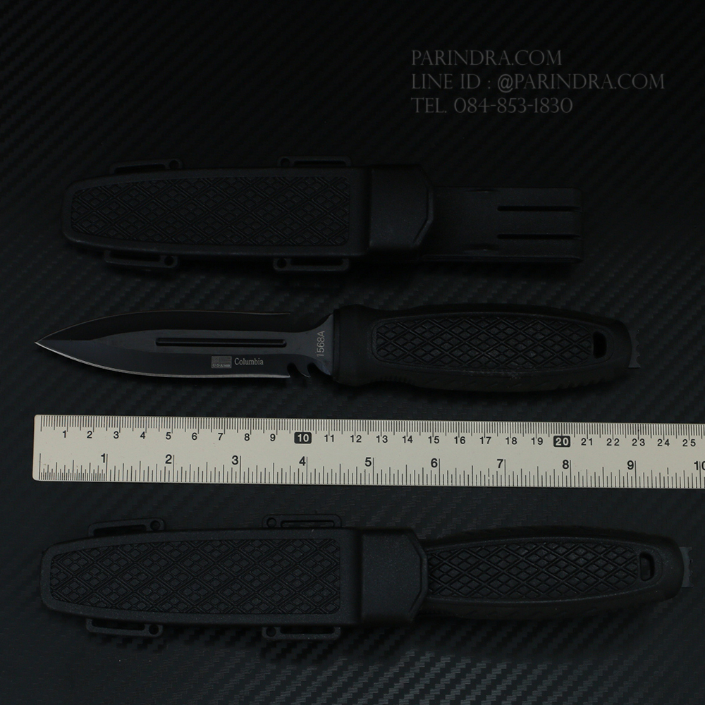 มีดใบตาย Columbia Tactical 1568A ใบมีดสองคม