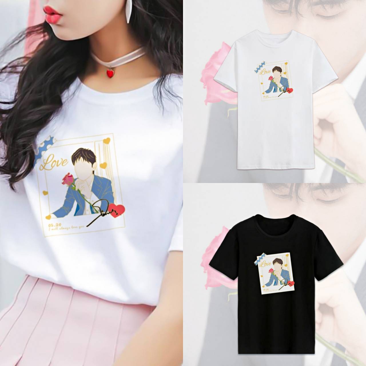 เสื้อยืด เติ้งหลุน fanmade by idolpins