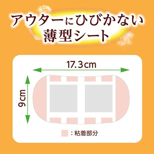 แผ่นแปะไอร้อน MegRhythm 蒸気の温熱シート 16แผ่น