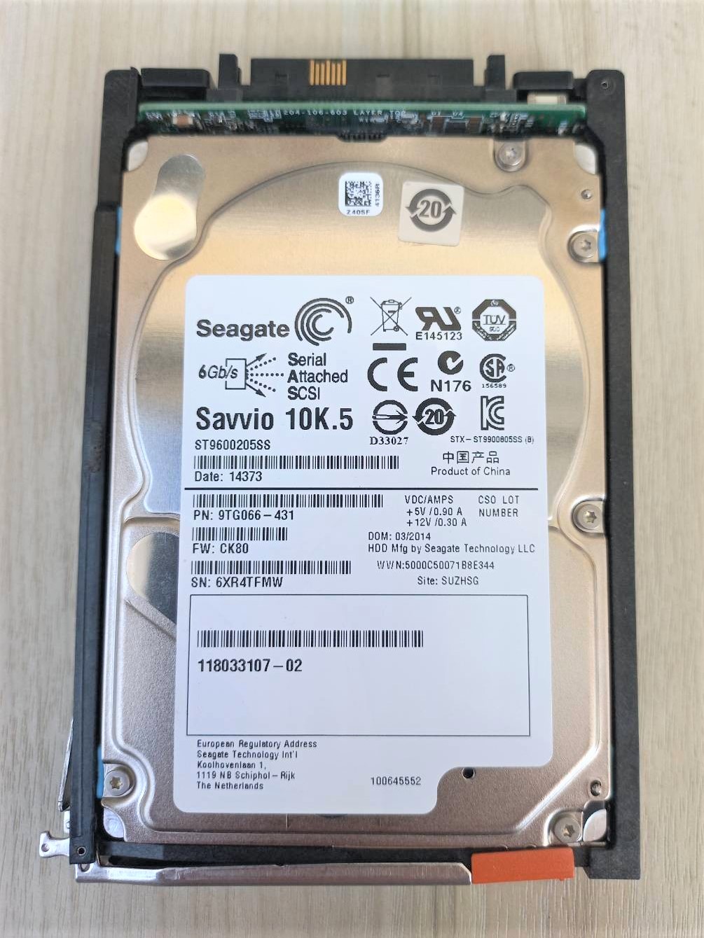 005049250 EMC 600-GB 6G 10K 2.5 SAS.