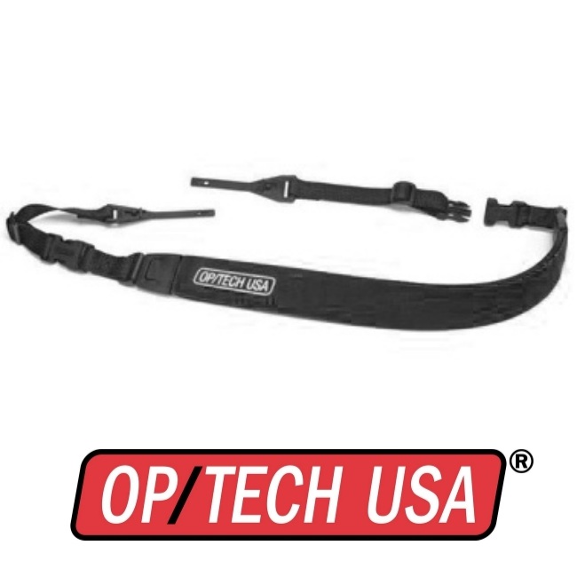 Optech fashion strap loop black สายสะพายสำหรับกล้องคอมแพค หรือ DSLR ขนาดเล็ก สีดำ ตัวสายยืดหยุ่นได้ดีและมีความทนทานสูง ระบบสายช่วยให้รู้สึกเบาขึ้น 50% ผลิตในประเทศสหรัฐอเมริกา ประกันศูนย์ 5 ปี ราคาส่ง ส่งฟรี ส่งems