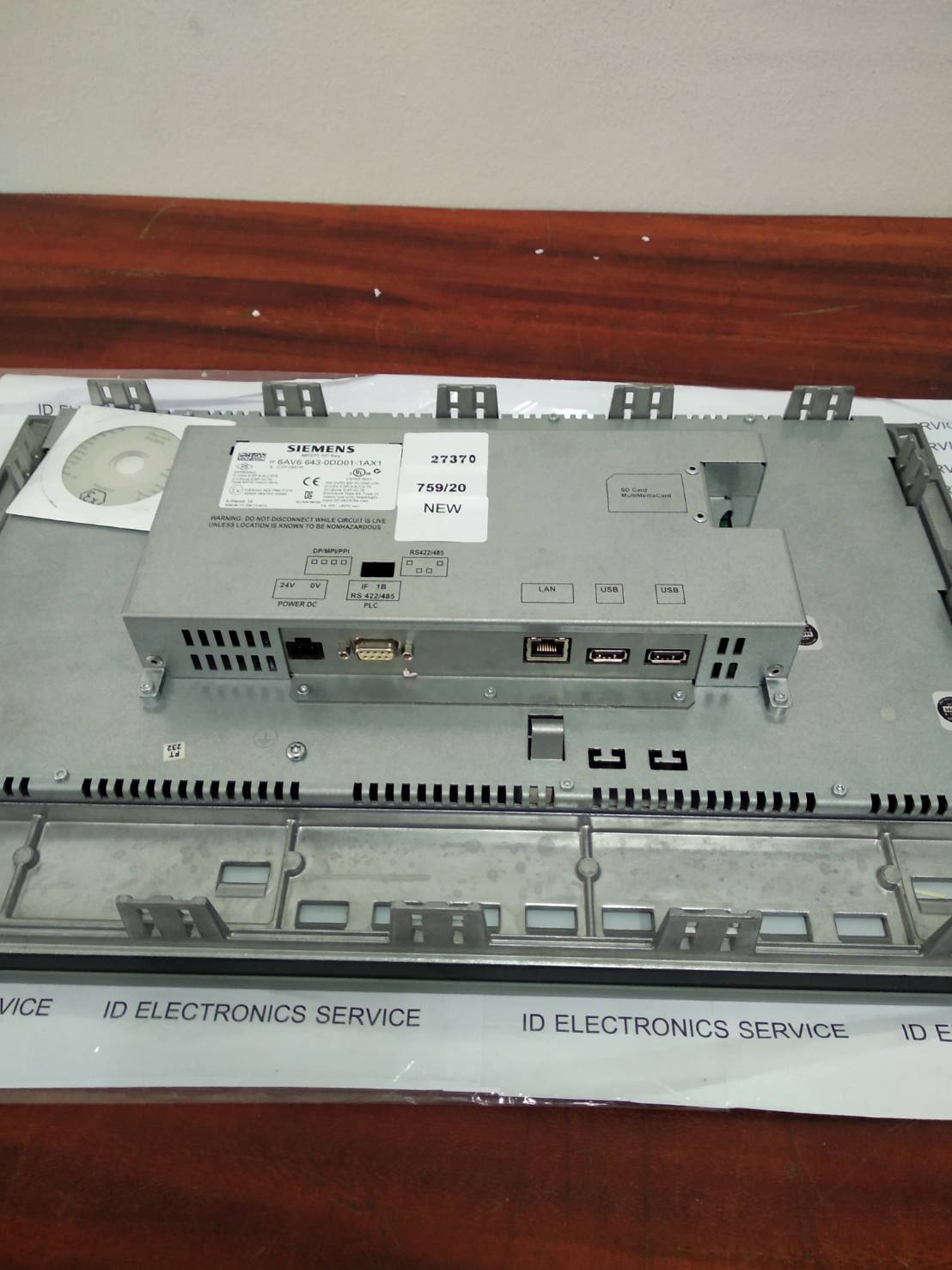 6AV6 643-0DD01-1AX1 HMI " SIEMENS "