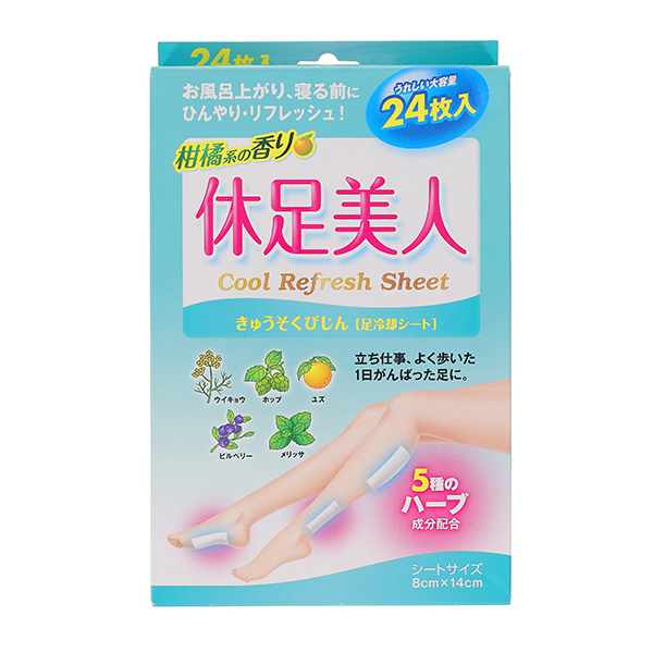 แผ่นแปะบรรเทาความเมื่อยล้า Lion 休足時間 และ 休足美人