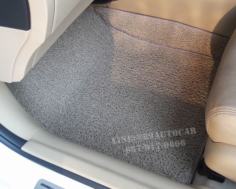 ขายพรมปูพื้นรถยนต์ราคาถูก Honda Civic 2015 ไวนิลสีเทาขอบเทา