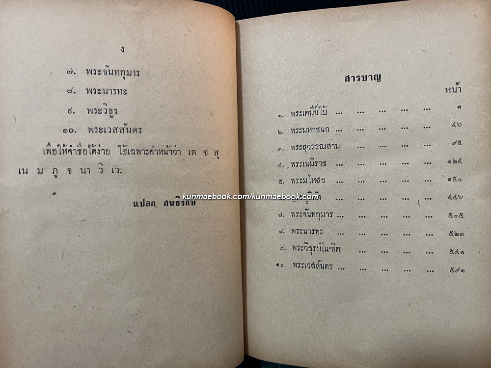 เล่าเรื่องพระสิบชาติ ผลงานของ แปลก สนธิรักษ์