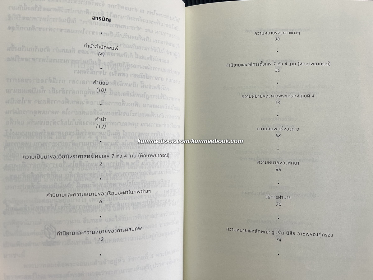 ทักษาพยากรณ์ เลข 7 ตัว 4 ฐาน ผลงานของ อาจารย์ณัชชา (สพรั่ง) ปราณีรัตนา