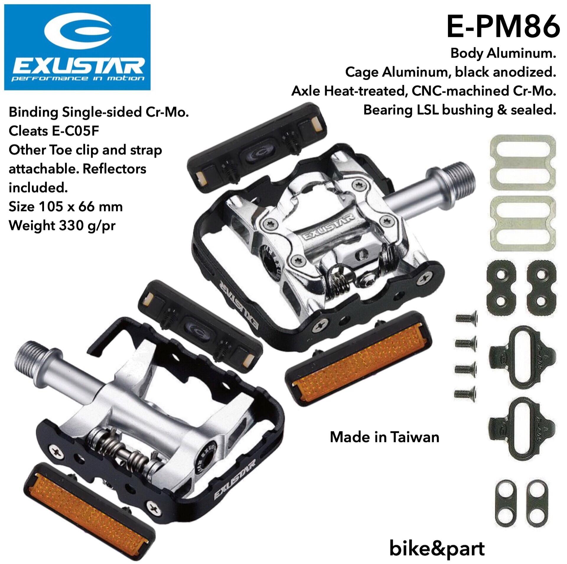 บันไดคลีท บันไดกระเทย EXUSTAR E-PM86 (ใช้ได้ทั้งรองเท้าธรรมดา+คลีท)