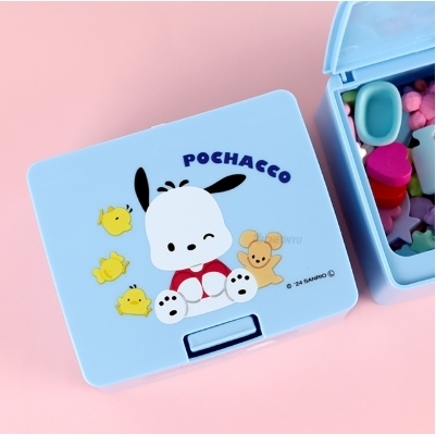 Sanrio storage box กล่องเก็บของซานริโอ้ขนาด 10.6×8.8×5.2(Kitty/MyMelody/Kuromi/Pochacco/Cinnamoroll)