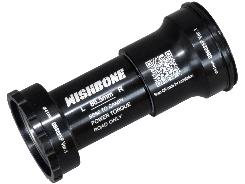 WISHBONE BB86-25P จาน CAMPAGNOLO POWER TORQUE, FOR FRAME GIANT, BMC, ORBEA, STROCK, SCOTT, etc
