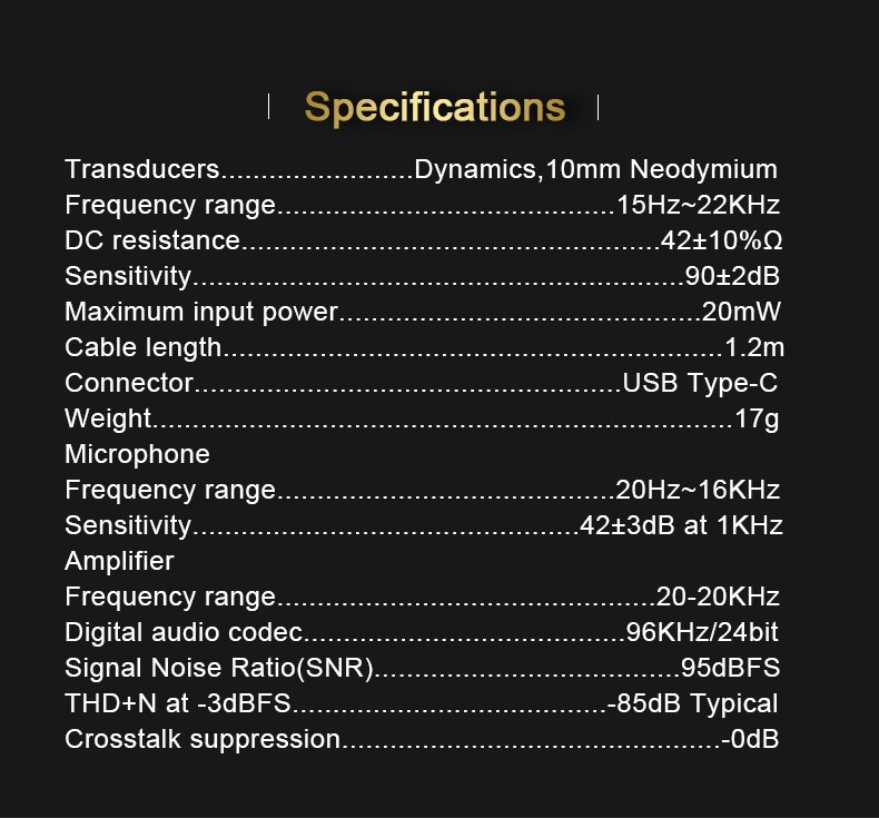 ขาย Soundmagic E11D หูฟังอินเอียร์ ขั้ว Type-C ที่มาพร้อม built-in DAC ในตัว