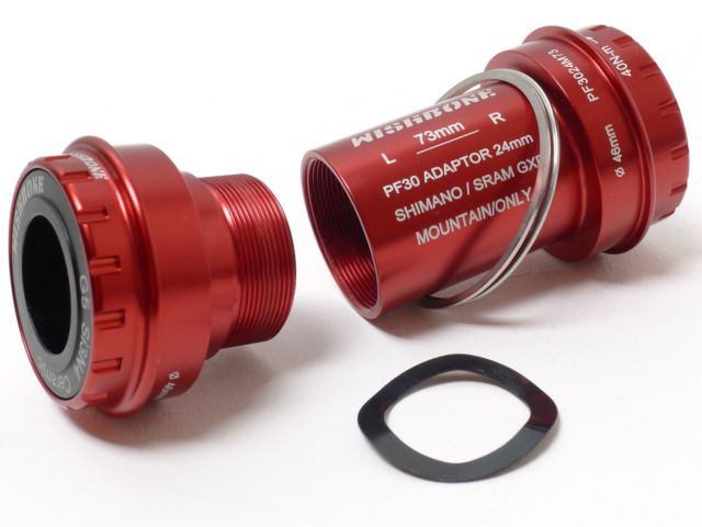 กะโหลกเกลียว WISHBONE PF3024M73 MTB ONLY, SHIMANO,SRAM GXP