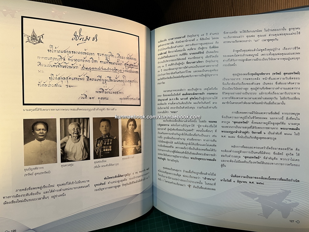 อนุสรณ์ในงานพระราชทานเพลิงศพ พลอากาศเอก จรรยา สุคนธทรัพย์