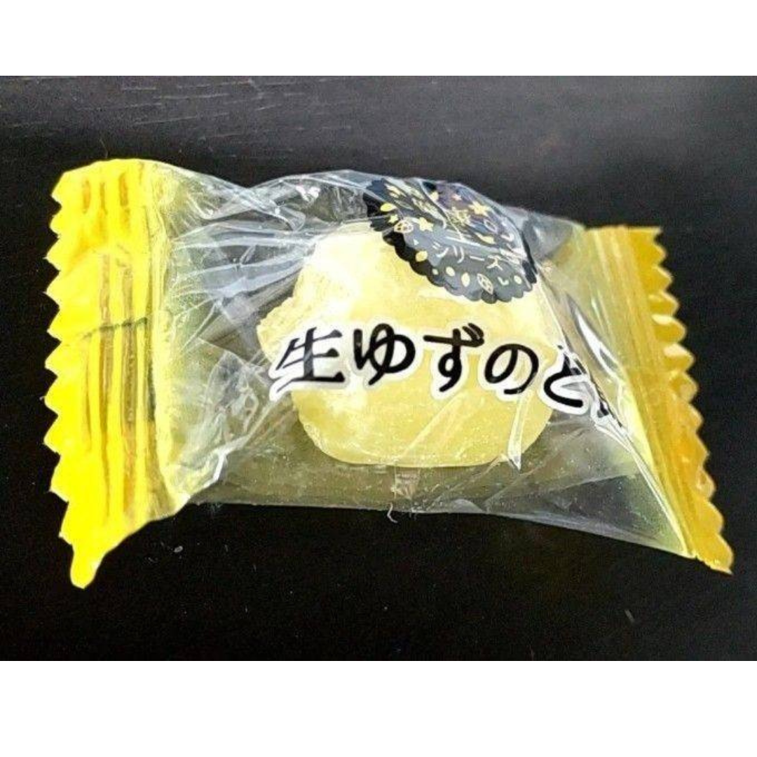 Ribon yuzu cough candy ลูกอมสบายคอ ลูกอมยูซุ 48 กรัม
