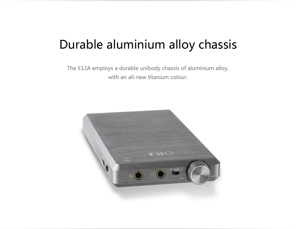 ขาย FiiO E12A สุดยอดแอมป์พกพาระดับไฮเอนด์ ชิปOPAMP โดย MUSE ออกแบบสำหรับหูฟังขนาดเล็ก inear , Earbud โดยเฉพาะ