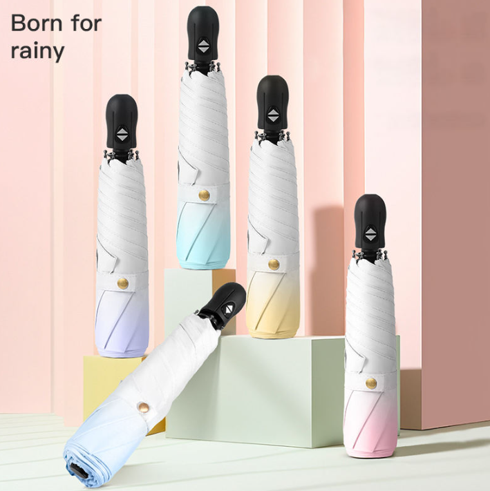 ร่มพับ 3 ตอน 6 ก้าน 21 นิ้ว UV Ultra Slim เปิด-ปิด อัตโนมัติ รุ่น LY-SS190601261 (ร่มเบา)