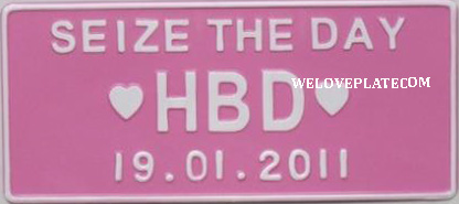 ป้ายอวพพรวันเกิด SIEZE THE DAY