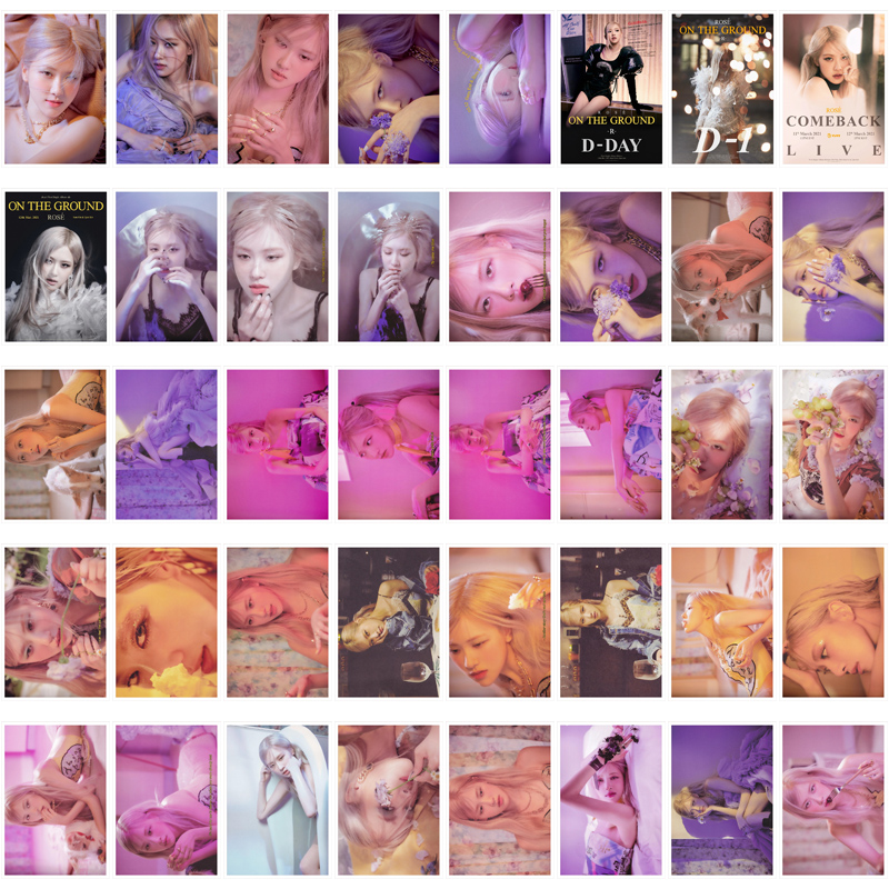 #BLACKPINK Rose Solo LOMO (40รูปพร้อมกล่องเหล็ก)