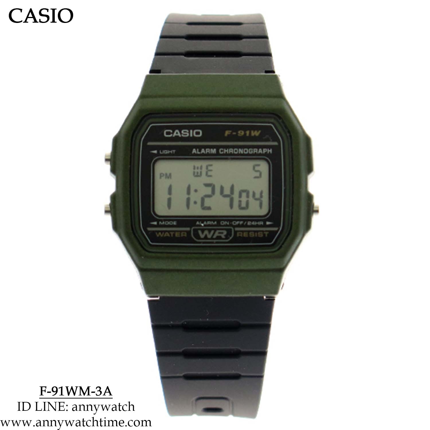 CASIO F-91WM-3A
