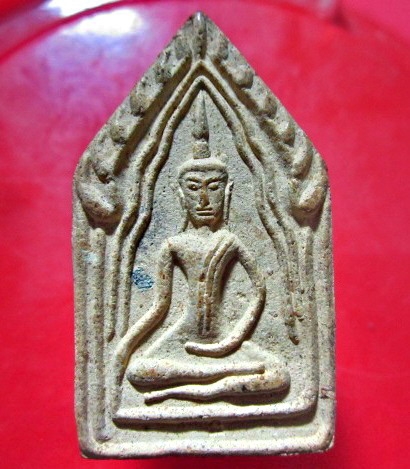พระขุนแผน รุ่นแรก หลวงปู่หลอด ปโมทิโต วัดสิริกมลาวาส (วัดใหม่เสมานิคม) ลาดพร้าวกรุงเทพฯ เนื้อผงพรายกุมาร มีเศษแบงค์ติดที่แขนคับ พระตัวจริงเก่าสวย