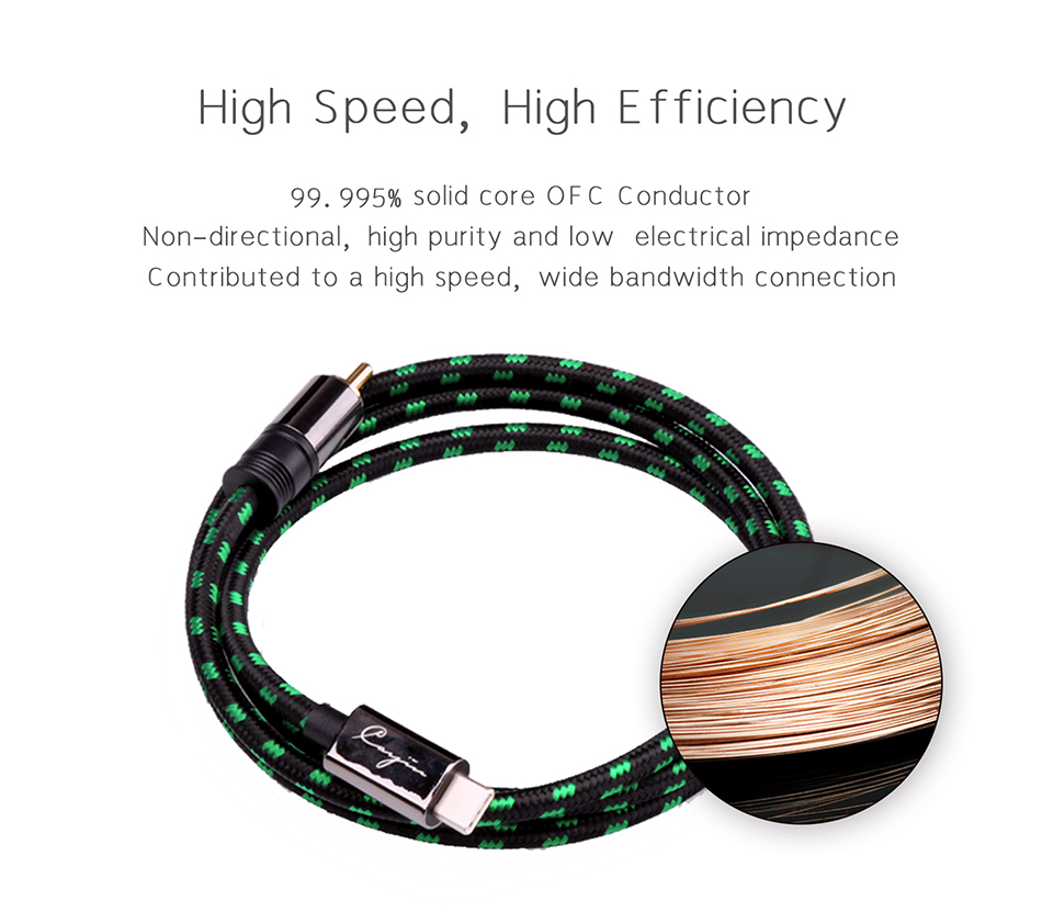 ขาย Cayin CS-30TCR สายแปลง USB Type-C เป็น RCA Coaxial สำหรับ Cayin Daps