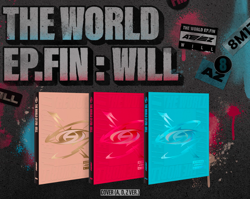 PRE. อัลบั้ม #ATEEZ - 2nd Regular Album THE WORLD EP.FIN : WILL - รอนำเข้า 14- 25วัน -