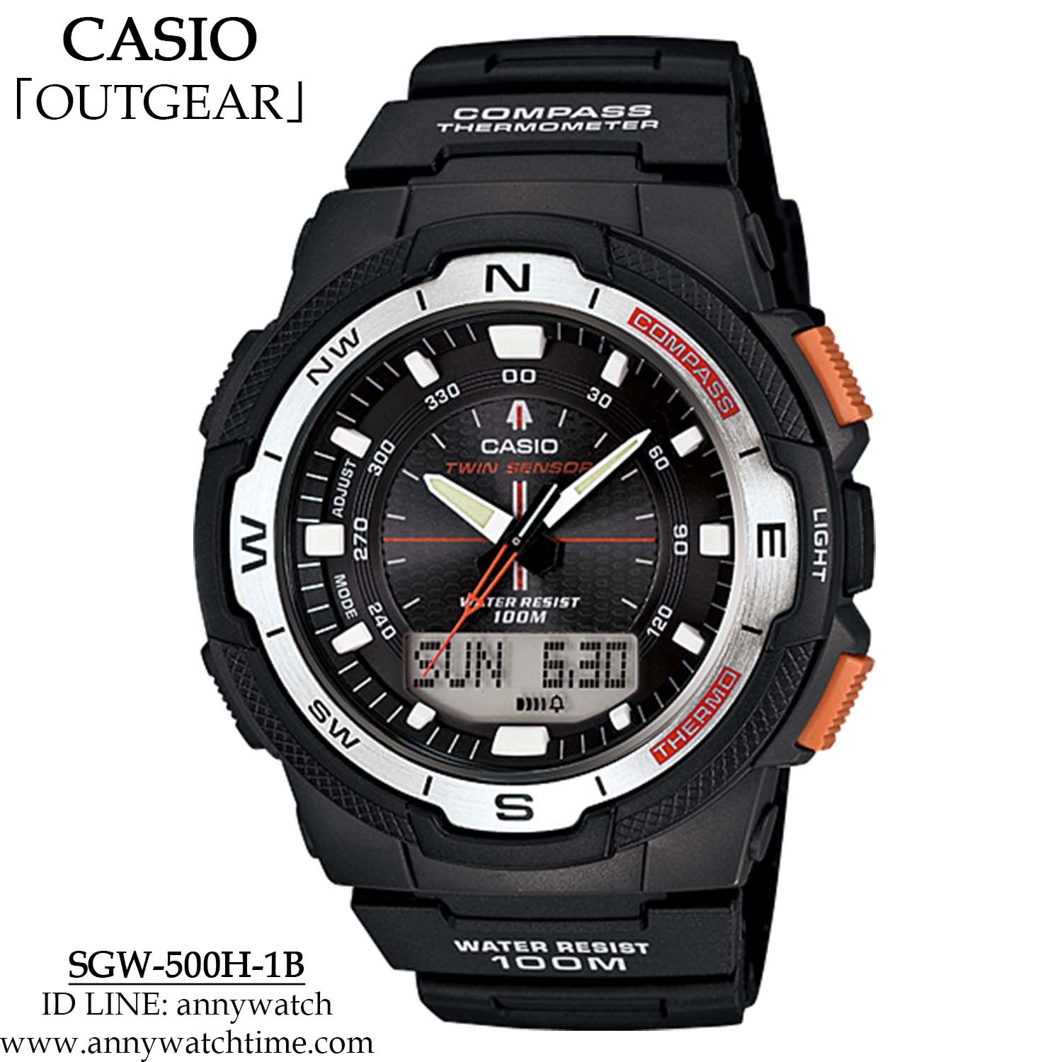 CASIO SGW-500H-1B