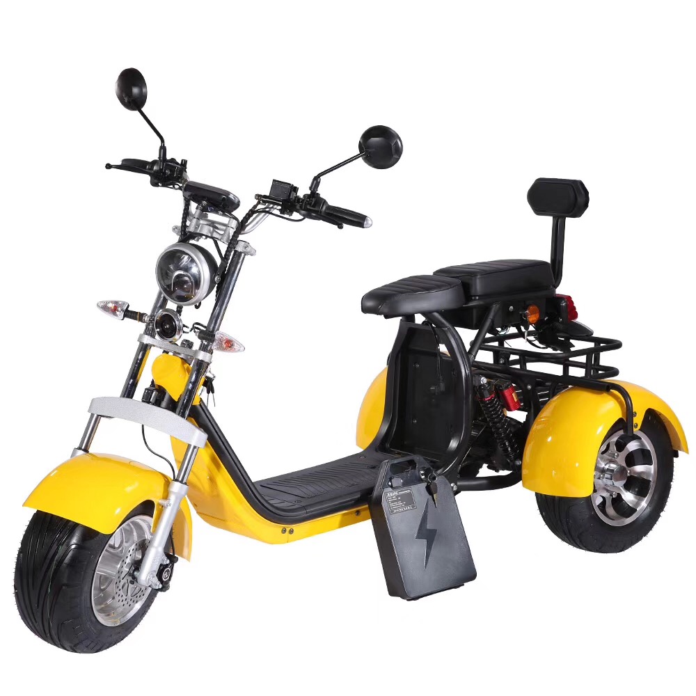 สามล้อ DUDI 3 Wheel CITYCOCO Electric Scooter electric motorcycle 2000w, TD-C9 With EEC plus แบตลิเที่ยม
