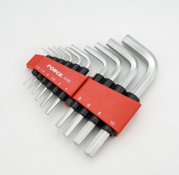 ชุดประแจ หกเหลี่ยม (10ชิ้น) ฟอร์ซ (FORCE) P/N.F131-5102 (แท้)## (*)