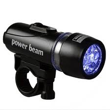 ชุดไฟหน้า+ไฟท้าย จักรยาน 5 LED Front Light, WJ-101-ไฟชุด