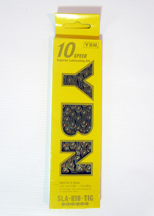 โซ่ YBN MODEL SLA-H10-TIG(1/2x11/128”) SPEED: โซ่ 10 TITANIUM สีทอง
