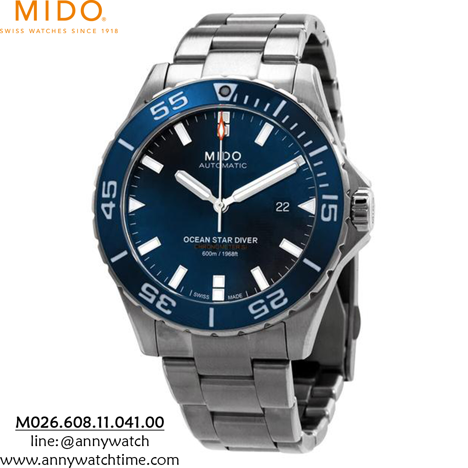 MIDO M026.608.11.041.00