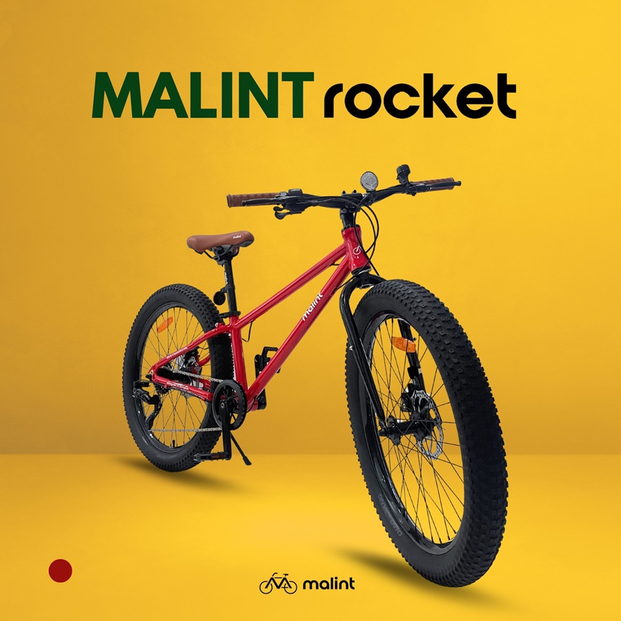 จักรยานล้อโต MALINT Rocket เกียร์ 8 speeds วงล้อ 24 x 3.0 เฟรมอลูมิเนียมอัลลอย ลบรอยเชื่อม