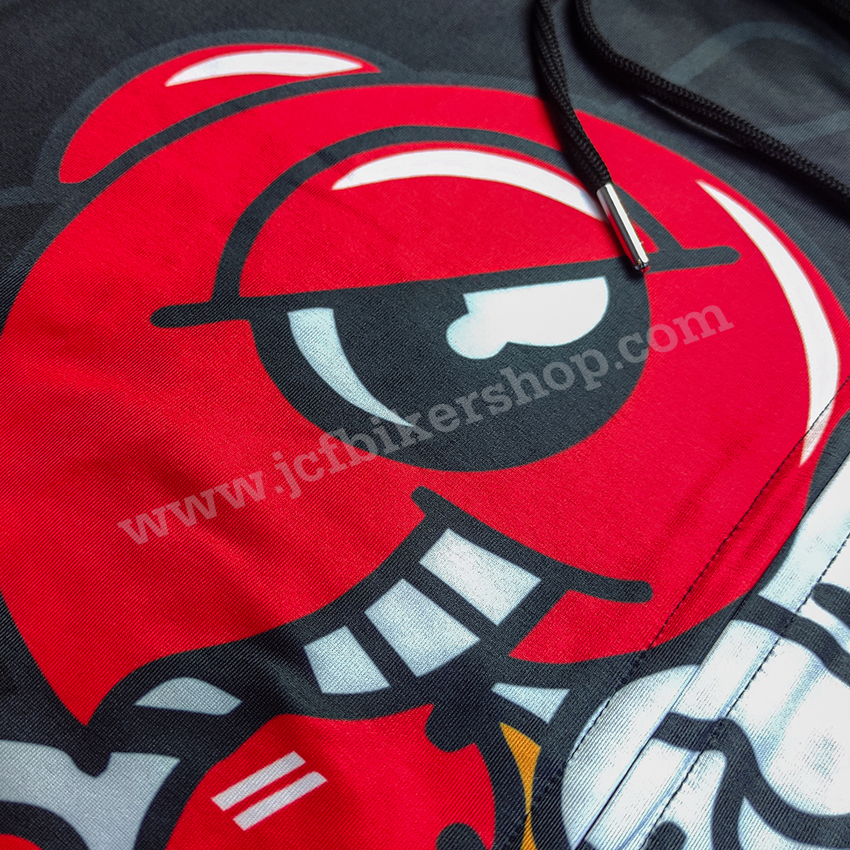เสื้อฮู้ดมอเตอร์ไซค์ เสื้อฮู้ดบิ๊กไบค์ ผ้าCoolmax แห้งไวสีไม่ซีดไม่ยับ โมโตจีพี Ant93 Marquez BLACK