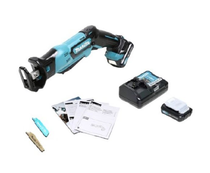 ชุดเครื่องเลื่อยชักไร้สาย 12 โวลต์ Makita มากีต้า รุ่น JR105DWYE (แท้) ##