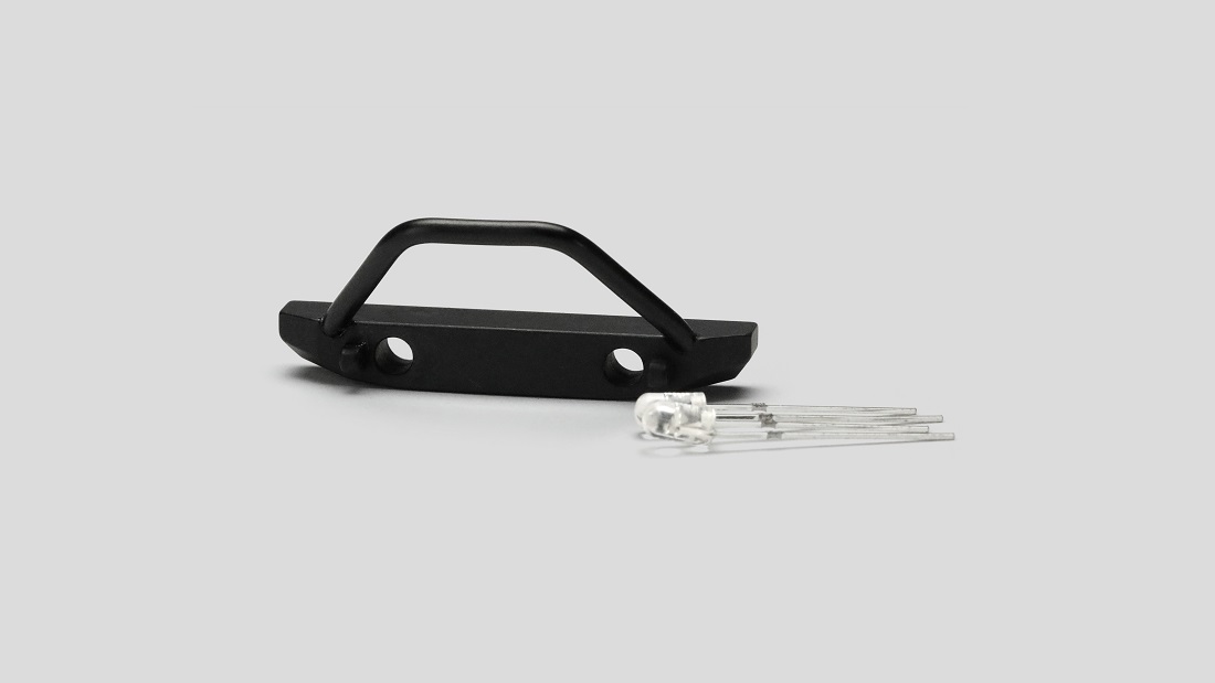 METAL FRONT RECOVERY BUMPER B MX0012-B
