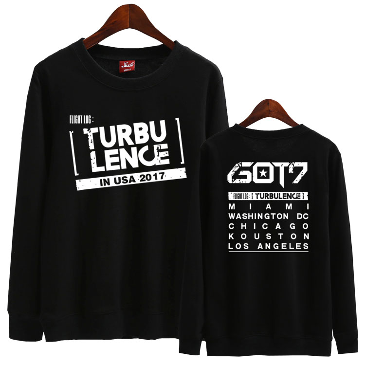 เสื้อแขนยาว (Sweater) GOT7 TURBULENCE in USA 2017