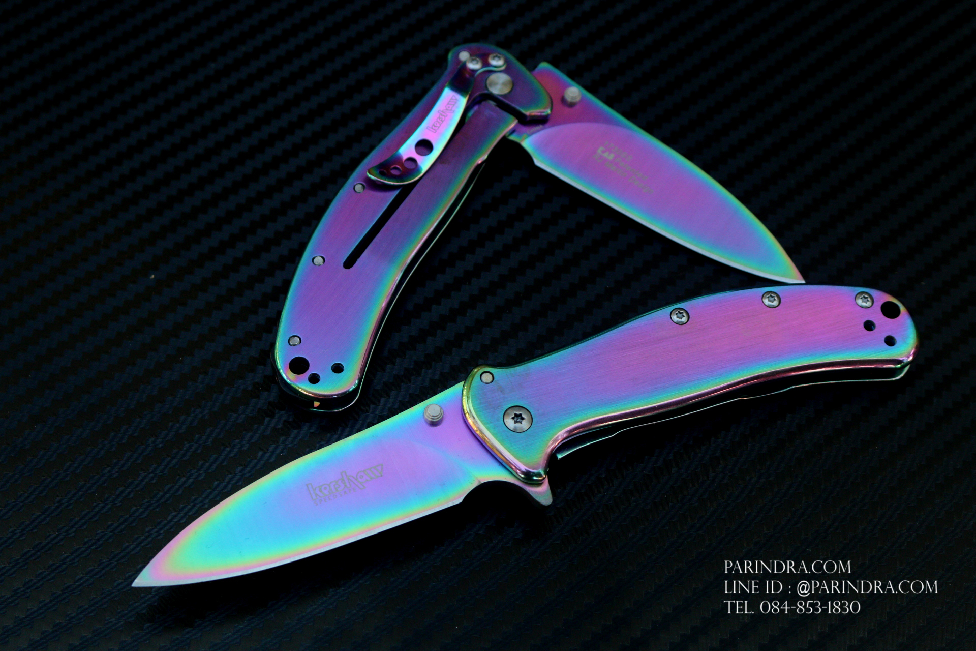 มีดพับขนาดเล็ก Kershaw Rainbow โลหะทั้งชิ้น (OEM)