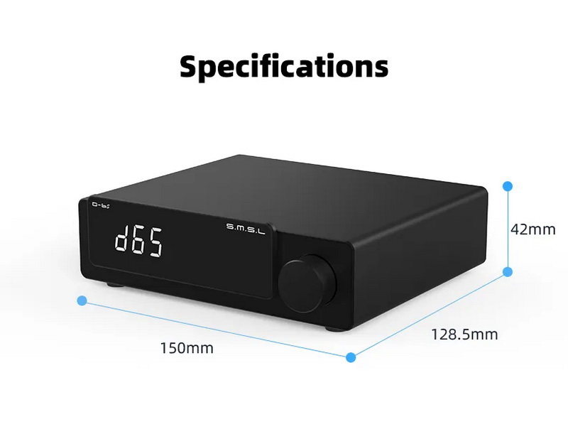 SMSL D-6S DAC ตั้งโต๊ะ ราคาประหยัด เสปคอลัง รองรับ MQA ประกันศูนย์ไทย
