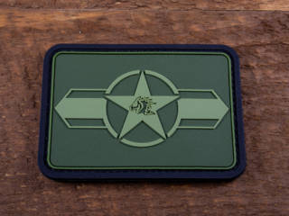 RHK Star And Bar Patch- OD Green
