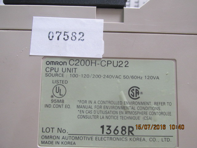 C200H-CPU22 PLC “ OMRON ”