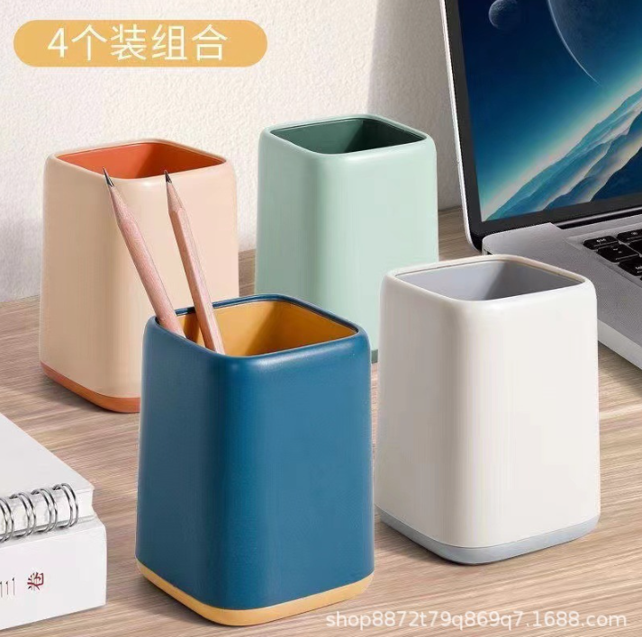 กล่องจัดเก็บอเนกประสงค์แบบช่องเดียว ขนาด 10.5*8*8 ซม.(Pen Holder)